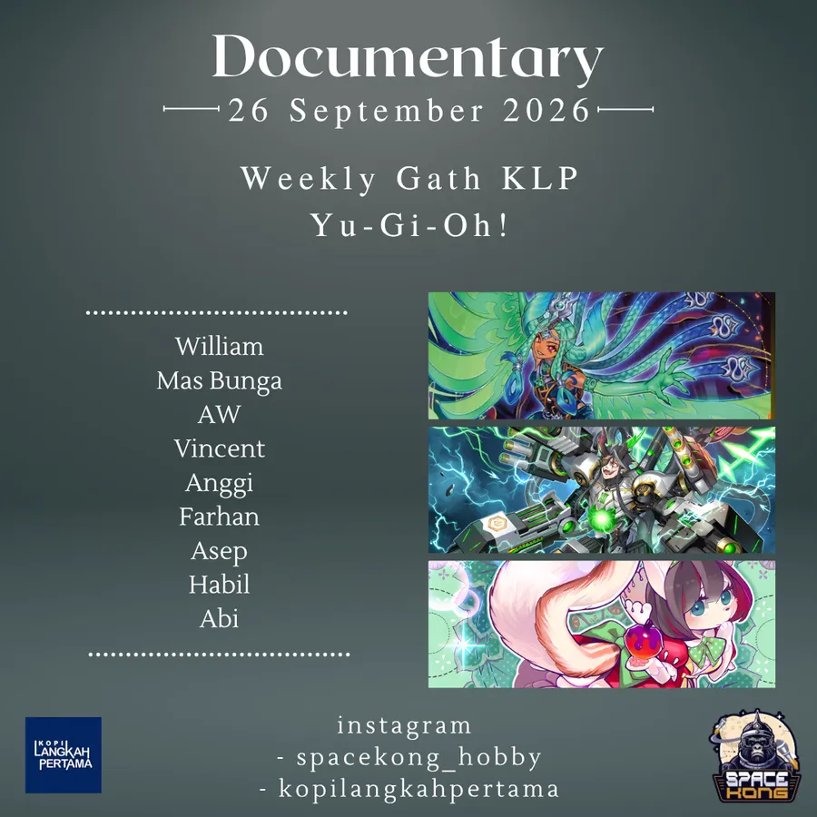 Foto Weekly Yugioh @KLP