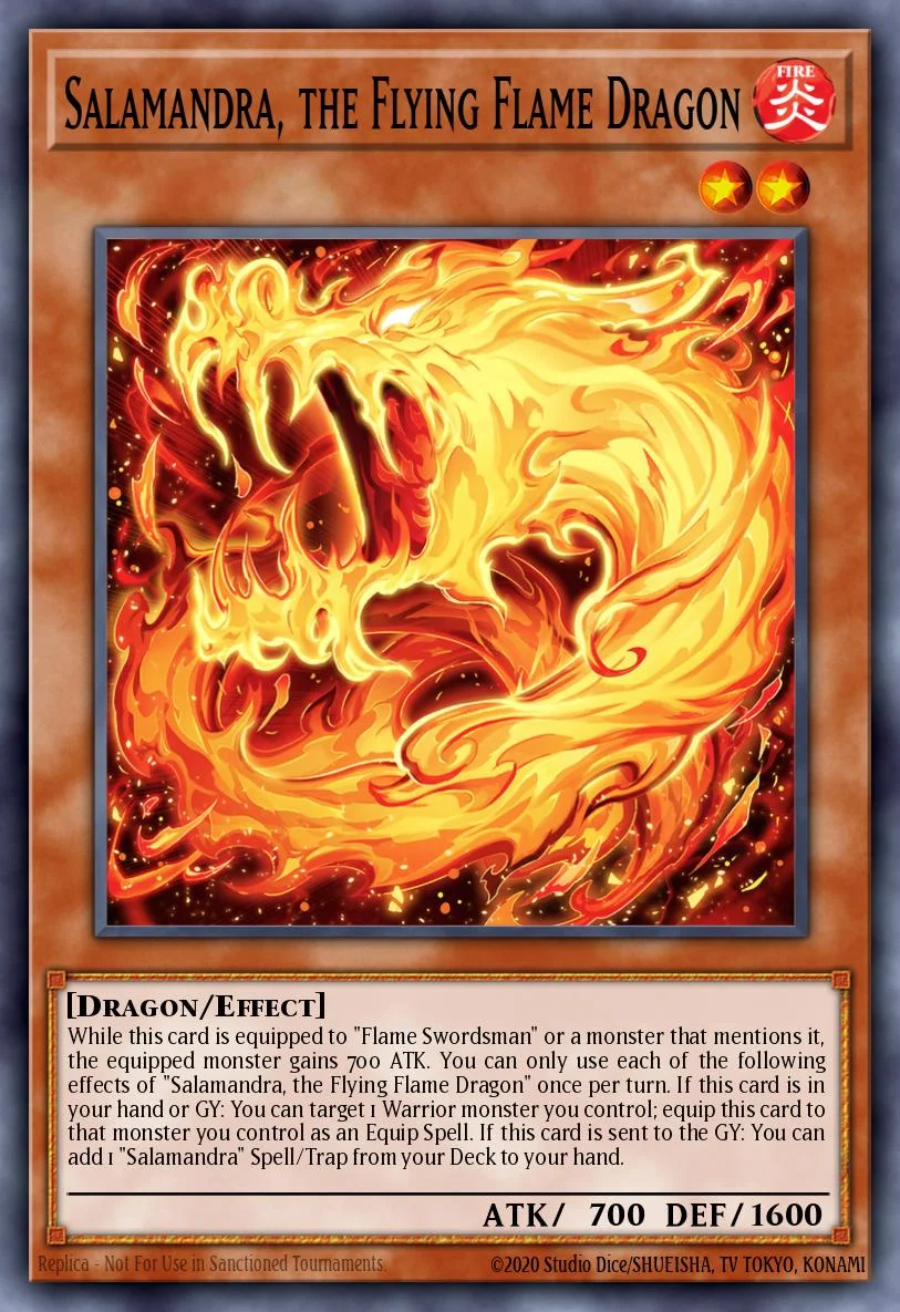 Salamandra, the Flying Flame Dragon